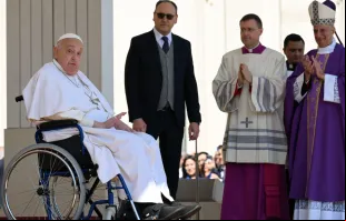 Papa Francisco no Jubileu dos Enfermos, no Vaticano, no último domingo (6).