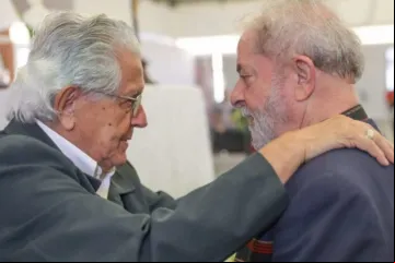 Dom Angélico Sândalo Bernardino e o presidente Lula