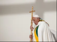 Papa Francisco hoje (29), na missa de encerramento da sua viagem a Bélgica