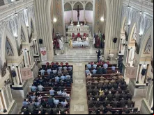 Missa de Páscoa dos militares de Sergipe na catedral de Aracaju