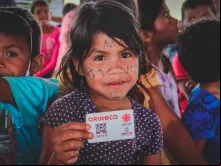 Beneficiária do projeto WASH Orinoco: Águas que Atravessam Fronteiras.