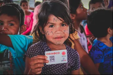 Beneficiária do projeto WASH Orinoco: Águas que Atravessam Fronteiras.