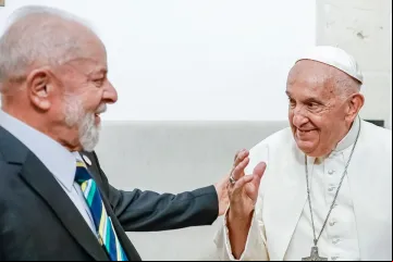 papa Francisco e Lula