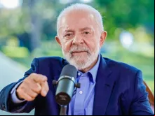 Lula durante entrevista ao jornal da rádio CBN, hoje (17)
