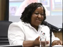 Ministra do Ministério dos Direitos Humanos e da Cidadania, Macaé Evaristo