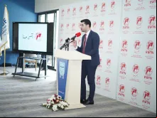 Rody Sher, editor-chefe da ACI MENA, fala sobre o segundo aniversário da ACI MENA em 2024 na Universidade Católica de Erbil, Iraque, onde a agência está sediada. Este ano marca três anos desde que a ACI MENA iniciou sua missão de divulgar notícias sobre a Igreja e a vida dos cristãos no Oriente Médio.