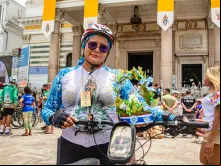 Arlinda Dias no Santuário Basílica Nossa Senhora de Nazaré.