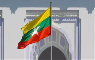 Bandeira de Mianmar.