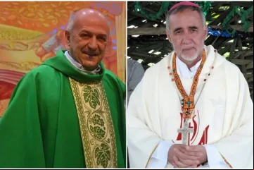 Padre Moacir Goulart e dom Celmo Lazzari