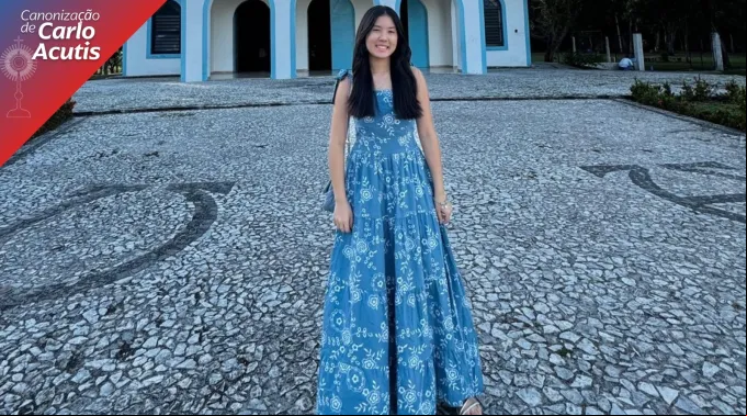 A estudante Akemi One.