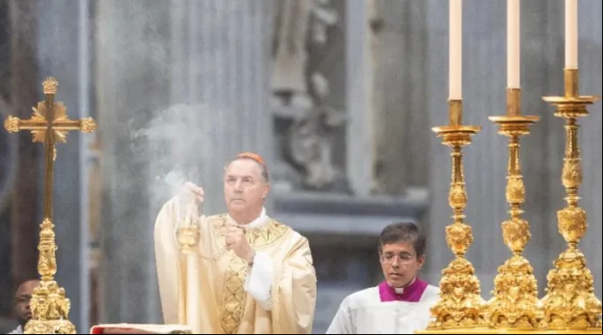 Cardeal Artime na oitava missa de Novendiales pela alma do papa Francisco ?? 