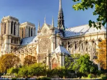 Catedral de Notre Dame em Paris, França.