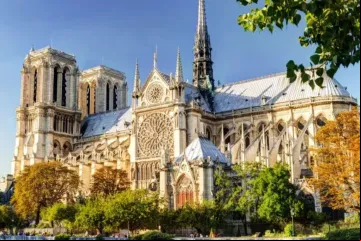 Catedral de Notre Dame em Paris, França.