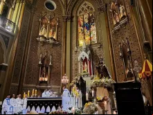 Missa celebrada na catedral em setembro de 2023