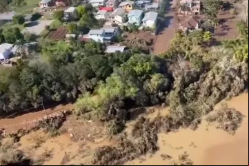 Rio Grande do Sul sofre com enchentes pela agem de um ciclone extratropical