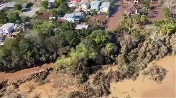 Rio Grande do Sul sofre com enchentes pela agem de um ciclone extratropical