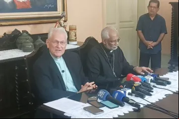 Dom Leonardo Steiner em entrevista coletiva hoje (21)