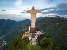 O Cristo Redentor, no Rio de Janeiro (RJ)