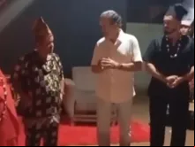 O juiz Leador Machado na inauguração do centro de quimbanda em Araguaína