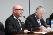 O bispo-auxiliar de Brasília, dom Ricardo Hoepers, secretário-geral da CNBB na 40ª Assembleia Geral Ordinária do CELAM.