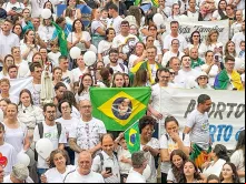 Caminhada em Defesa da Vida, promovida pela Associação Vida e Família em Florianópolis no dia 24 de setembro.