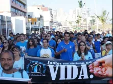Ato pela Vida em Salvador realizado pela Rede Missionária de Caridade