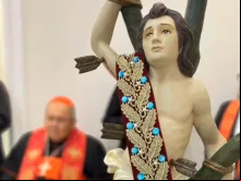 O Hospital dos Servidores, no centro do Rio de Janeiro foi visitado hoje (7) pela imagem peregrina de São Sebastião