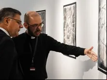 Cardeal Paulo Cezar Costa na primeira exposição de arte sacra da arquidiocese: “E se fez Carne – O mistério da presença do Divino no humano"
