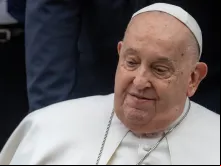 Papa Francisco na audiência geral no Vaticano em 12 de fevereiro de 2025.