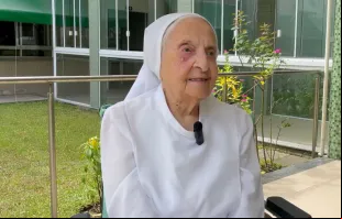 Irmã Inah Canabarro Lucas, a pessoa mais velha do mundo.