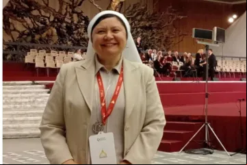 Irma Priscila Daniele da Silva, participante no Encontro Internacional de Coros.
