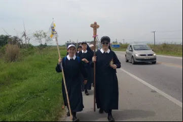 Irmãs de Schoenstatt em peregrinação ao santuário de Aparecida