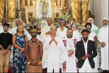 Lava-pés na basílica do Bonfim, em Salvador