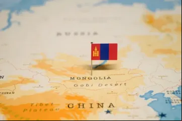 Mongólia no Mapa