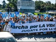 Marcha pela Vida 2025 na Argentina.