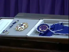 Medalha Presidencial da Liberdade entregue ao papa Francisco.