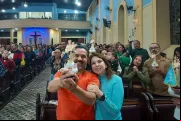 Missa de encerramento do "Mês das Visitações" no santuário de Nossa Senhora do Rocio