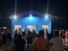 Missa de Desagravo na igreja da Comunidade Cristo Ressuscitado em Boa Vista, Roraima.