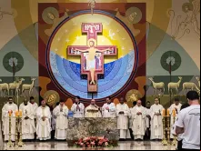 Missa de abertura do mês vocacional no Brasil, na basílica São Francisco de Assis, em Brasília (DF)