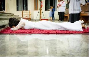 Missa de consagração de Ana Paula dos Santos Leite na arquidiocese de Belém em 25 de janeiro de 2025.