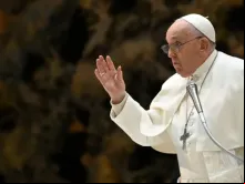 Papa Francisco durante uma Audiência Geral no vaticano