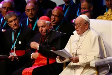 Papa Francisco nos Encontros do Mediterrâneo.