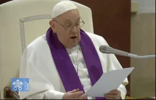 Papa Francisco pronuncia a homilia no ato penitencial 24 Horas para o Senhora