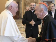 Papa Francisco com o cardeal Ladaria.