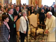 Papa Francisco presidiu o encontro com os membros da Associação Europeia de Pais (EPA) no Vaticano.