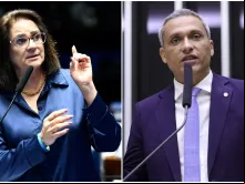 A senadora Damares Alves e o deputado federal Gustavo Gayer querem a  suspensão da resolução pró-aborto do Conanda