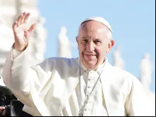 Papa Francisco em audiência geral na praça de São Pedro, no Vaticano, em 5 de outubro de 2016.