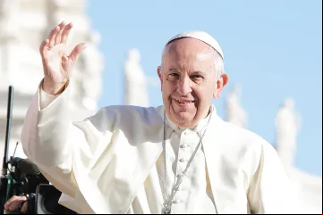 Papa Francisco em audiência geral na praça de São Pedro em 5 de outubro de 2016