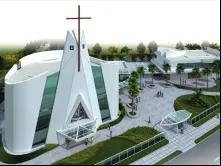 Projeto da igreja de Santa Rita, no Rio de Janeiro