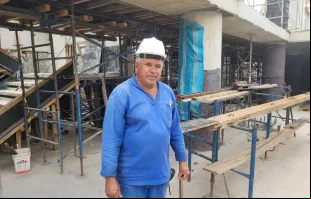 Raimundo Nonato, armador da construção do prédio de 17 andares da Missão Belém em São Paulo (SP).